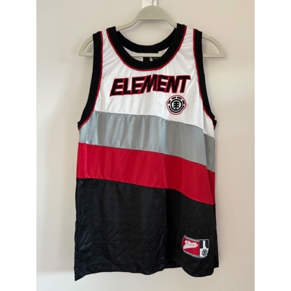 Vintage Element Skateboards 92ers Mesh Basketball Jersey Y2K Skater‎ Small